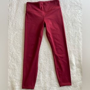 Athleta Red Leggings